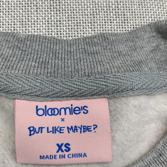 Bloomie's X but Like Maybe? Unisex Doodle Sweatshirt - 100% Exclusive Size  XS - Picture 2 of 9